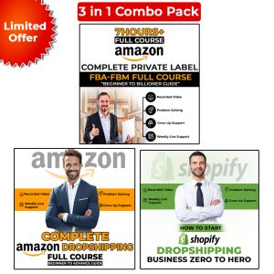 3-in-1 eCommerce Mastery: Amazon FBA, Amazon & Shopify Dropshipping Course
